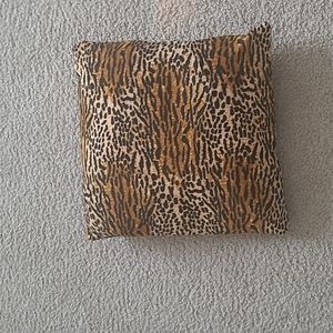 Leopard print pillow